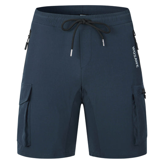 Men’s 2-in-1 MTB Cycling Shorts with 4D Padding & Cargo Pockets