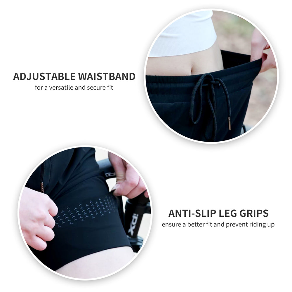 Men’s 2-in-1 Outdoor Cycling Shorts – 3D Padded, Breathable, Quick-Dry