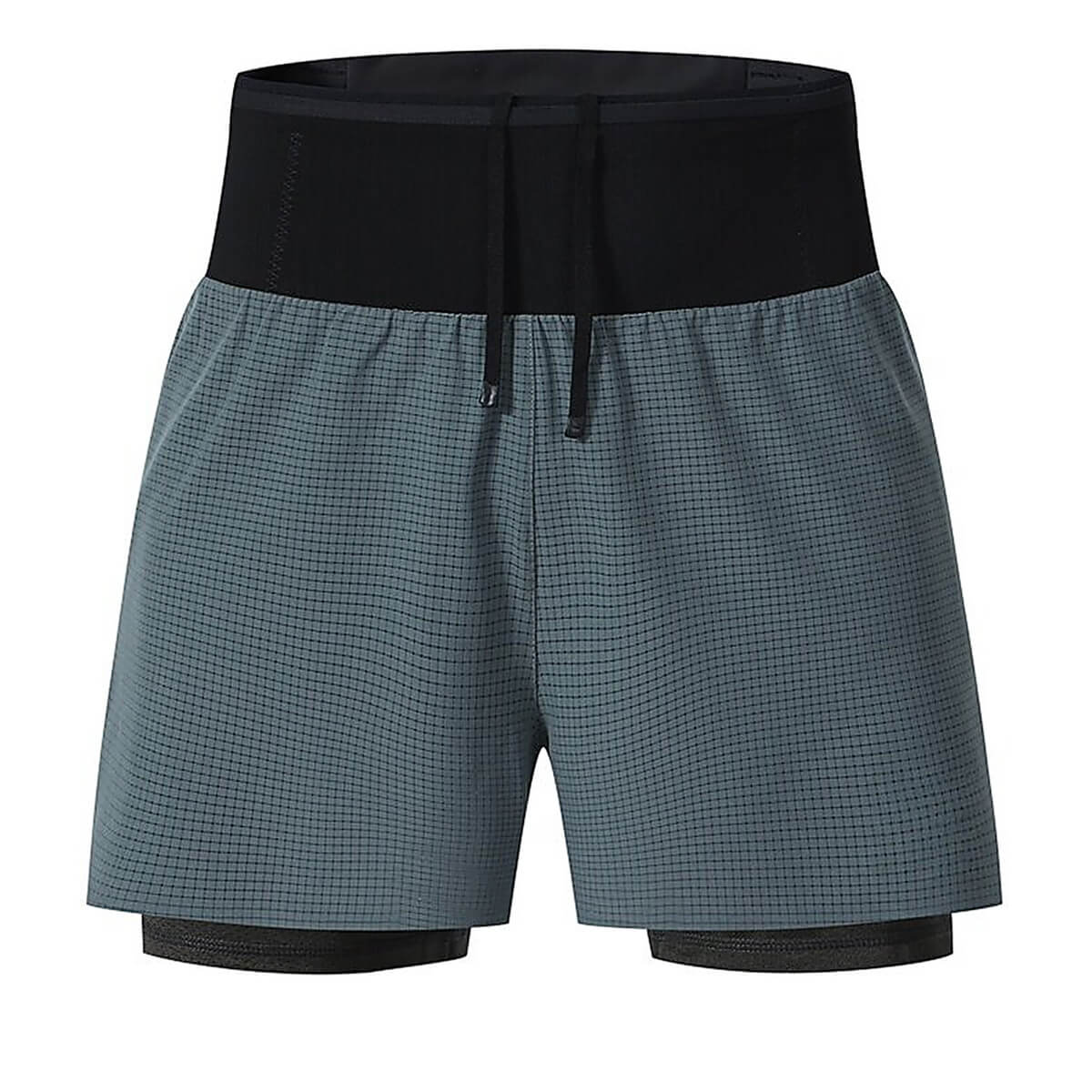 Men’s 2 in 1 Running Shorts with Phone Pocket – Quick Dry Gym Workout Shorts