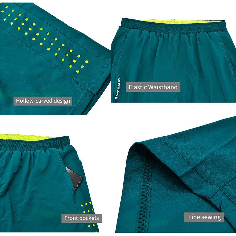 Men’s Baggy Cycling Shorts – Gel Padded MTB Riding Pants for Casual Biking