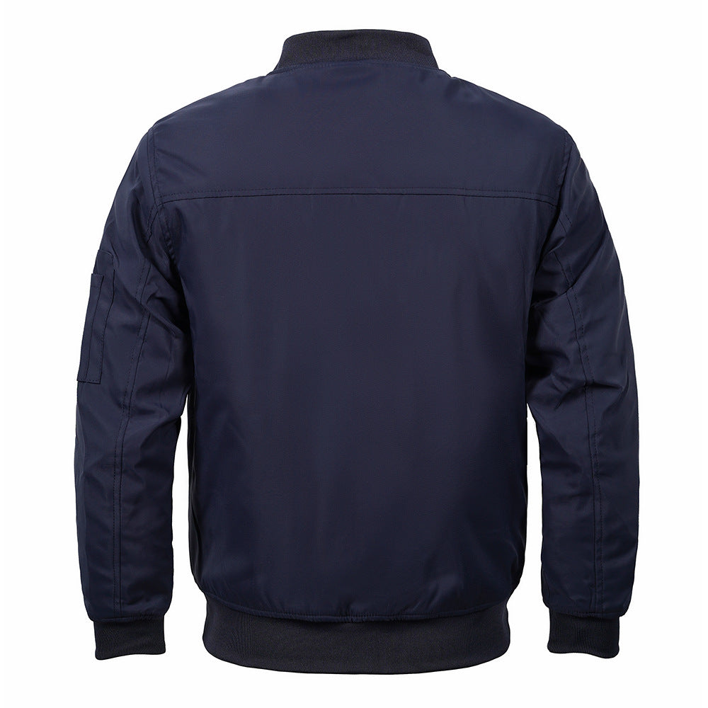 Men's Bomber Jacket | Winter Warm Casual Flight Jacket