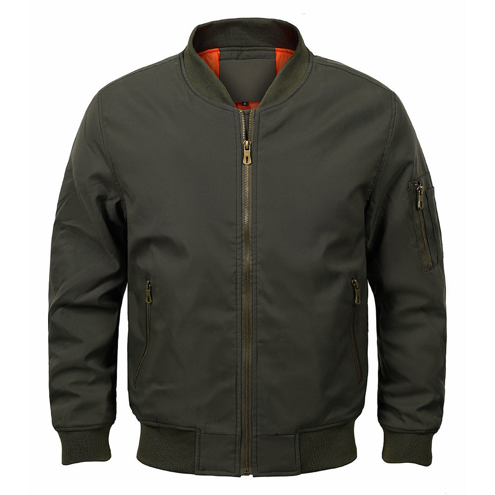 Men's Bomber Jacket | Winter Warm Casual Flight Jacket