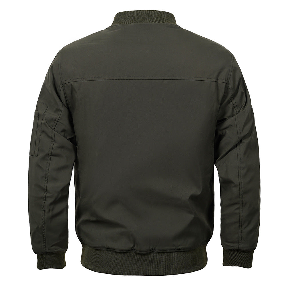 Men's Bomber Jacket | Winter Warm Casual Flight Jacket