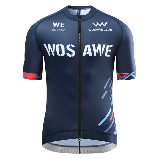 Men’s Breathable Cycling Jersey – Quick-Dry, Stretch Fit, Short Sleeve Bike Top