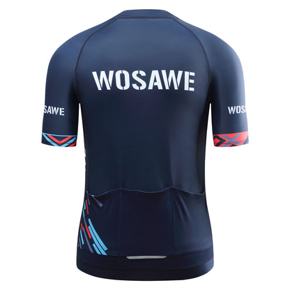 Men’s Breathable Cycling Jersey – Quick-Dry, Stretch Fit, Short Sleeve Bike Top