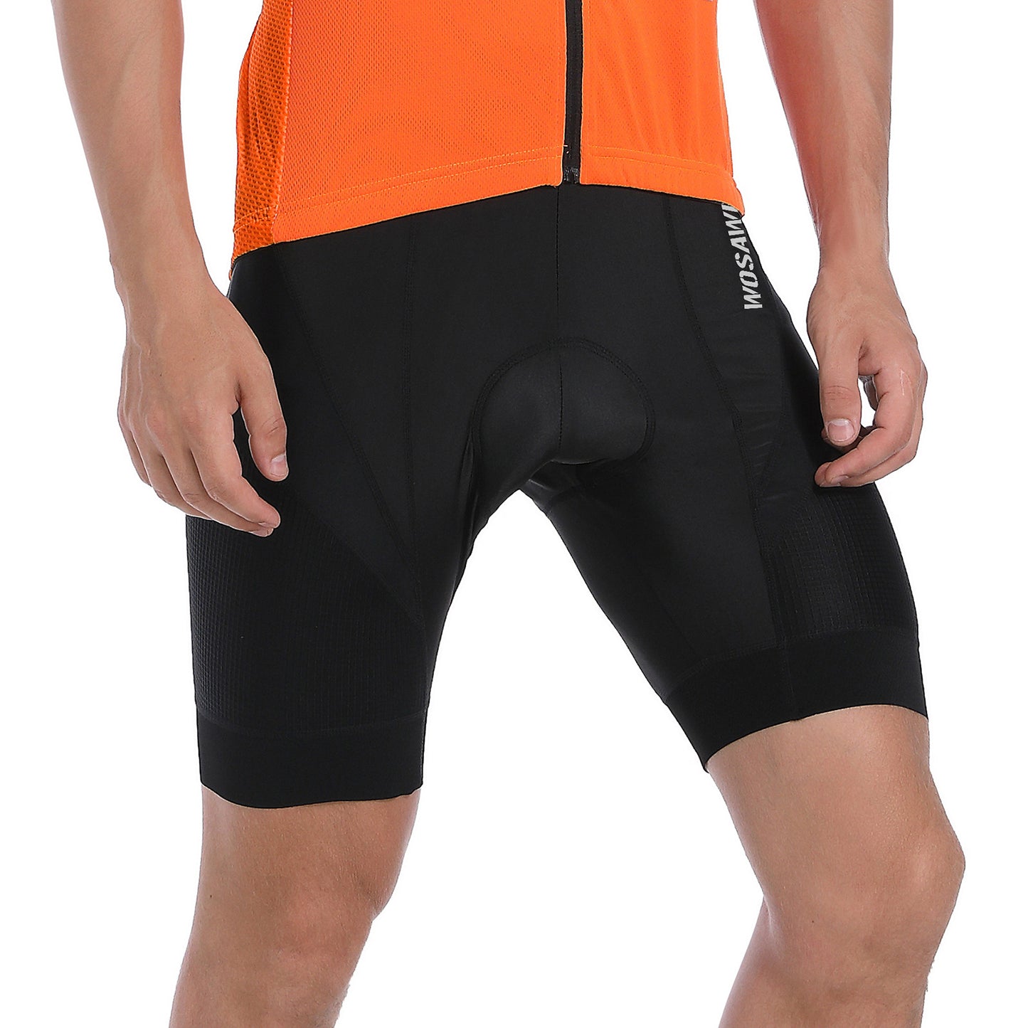 Men’s Breathable Cycling Shorts with Gel Padding – Stretchy & Tight Fit