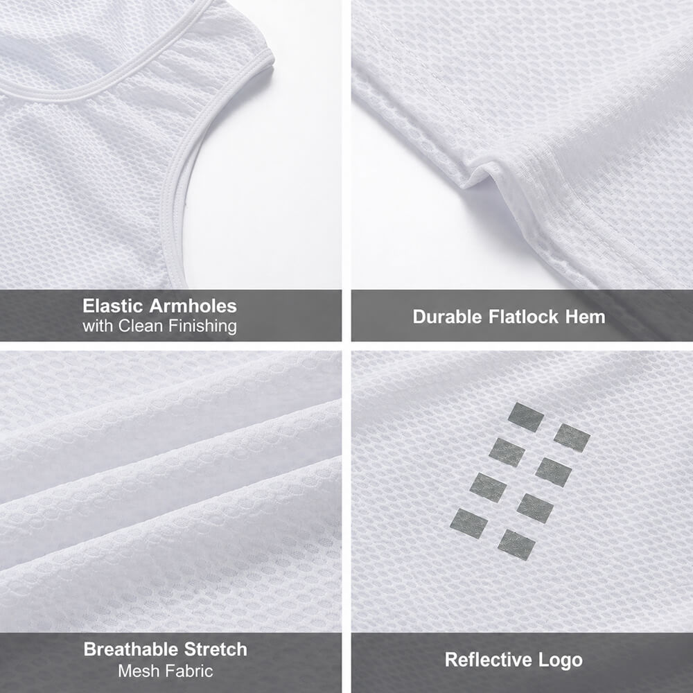 Men’s Breathable Mesh Cycling Base Layer Vest