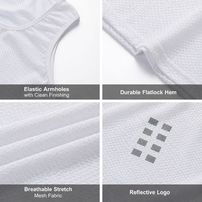 Men’s Breathable Mesh Cycling Base Layer Vest
