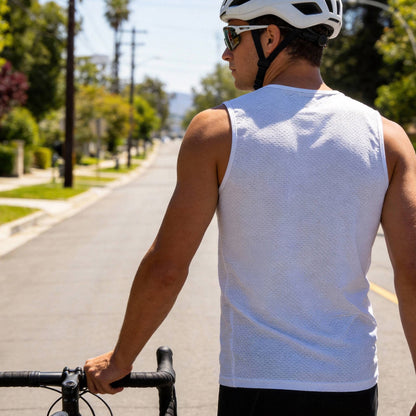 Men’s Breathable Mesh Cycling Base Layer Vest