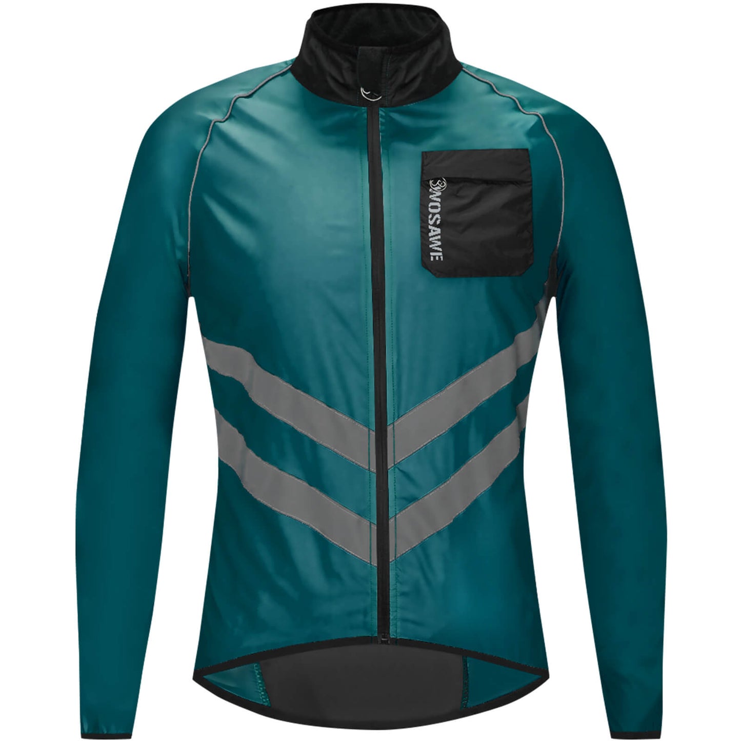 Men’s Cycling Jacket – Windproof, Water-Repellent & Reflective Outdoor Windbreaker