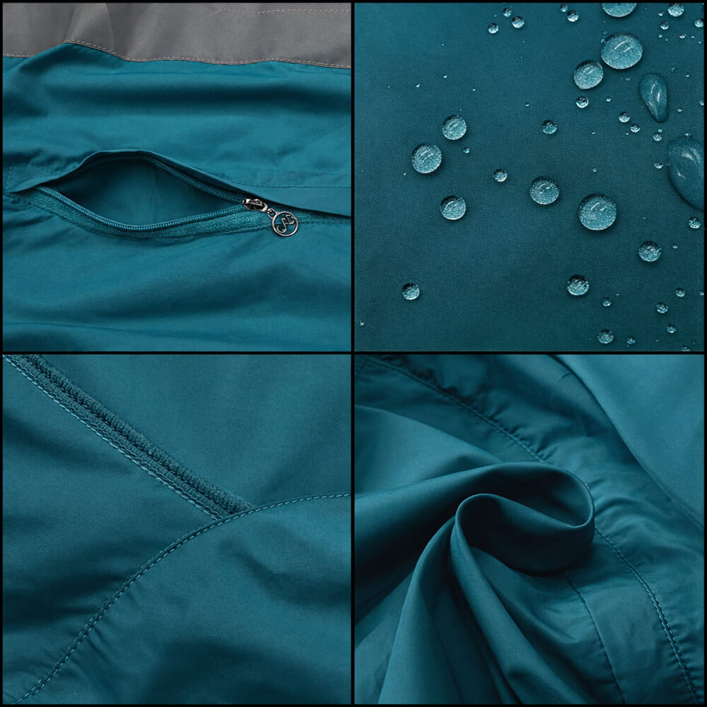 Men’s Cycling Jacket – Windproof, Water-Repellent & Reflective Outdoor Windbreaker