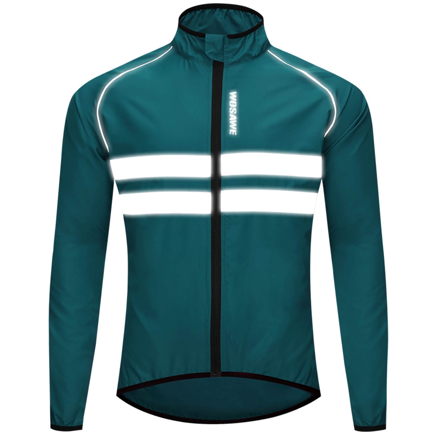 Men’s Cycling Jacket – Windproof, Water-Repellent & Reflective Outdoor Windbreaker