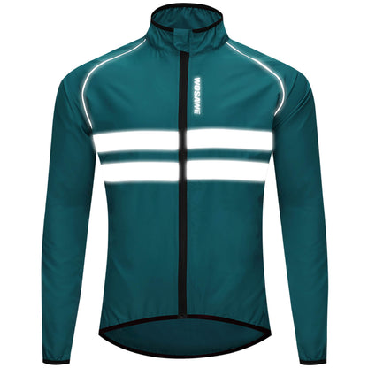Men’s Cycling Jacket – Windproof, Water-Repellent & Reflective Outdoor Windbreaker
