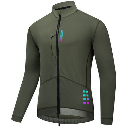 Men’s Cycling Jacket for Autumn Winter – Thermal, Windproof, Waterproof