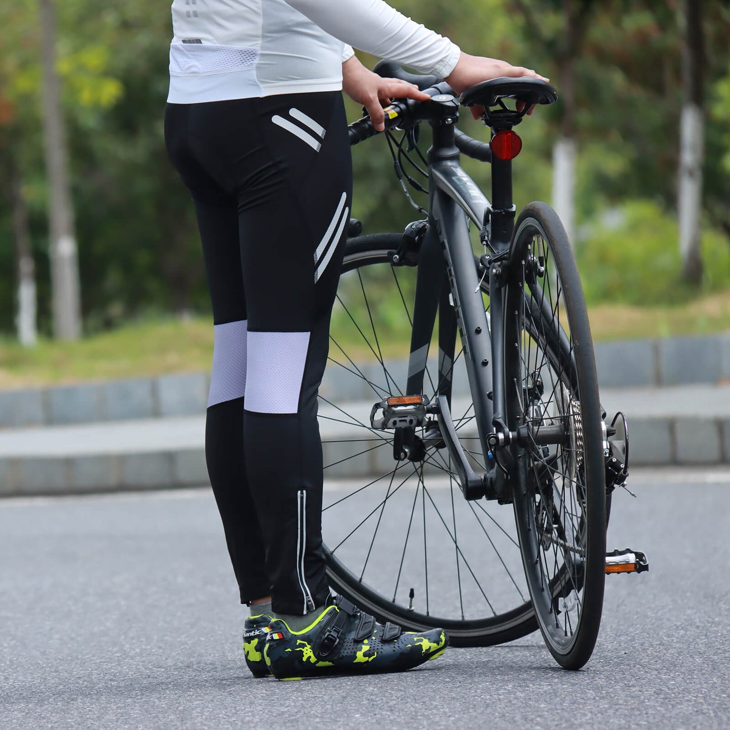 Men’s Cycling Pants – 4D Padded Road Bike Tights
