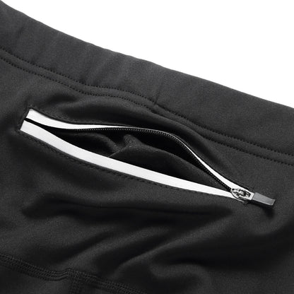 Men’s Cycling Pants with Padding – Warm Fleece Road Bike Tights