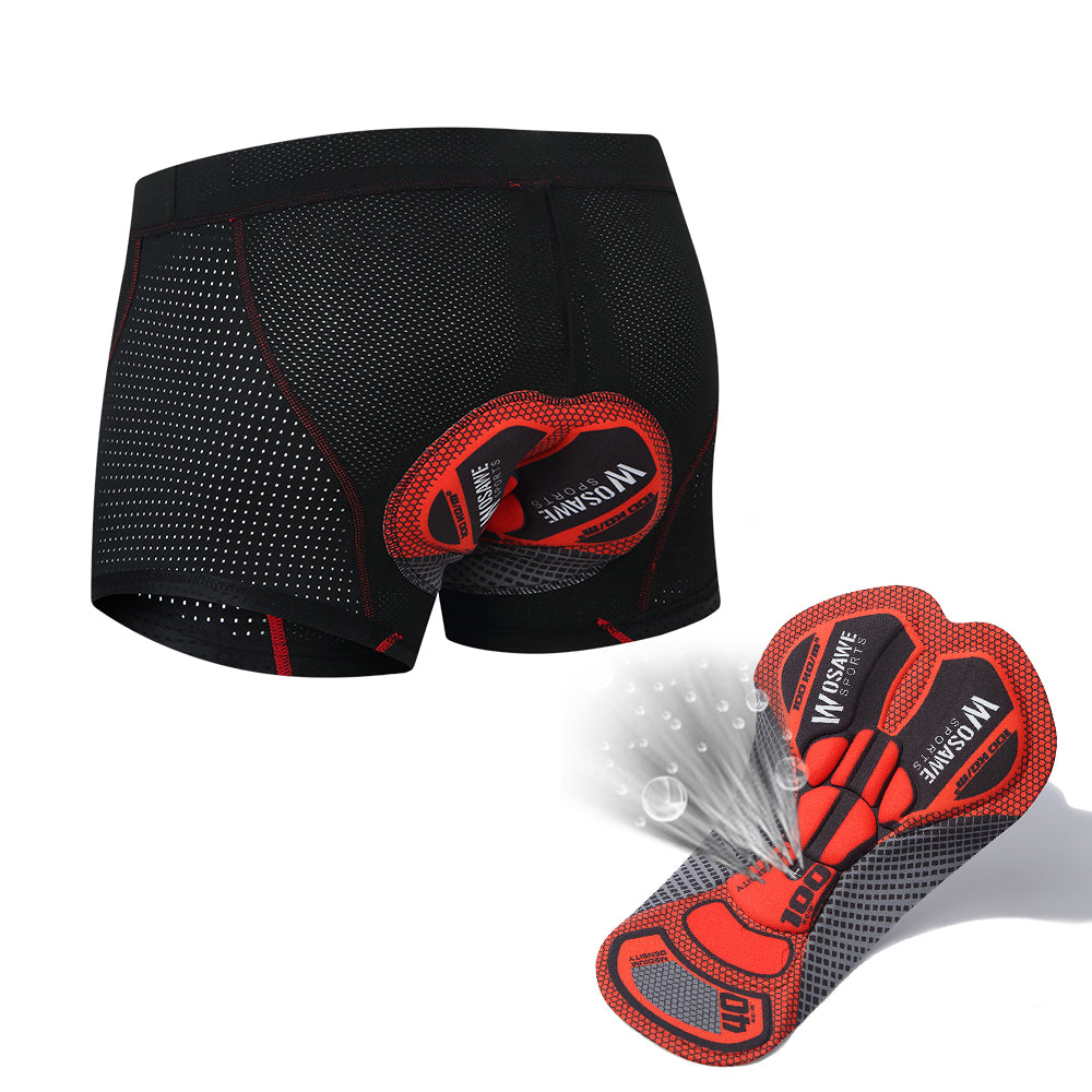 Men’s Cycling Shorts 5D Gel Padded Bicycle Riding Shorts