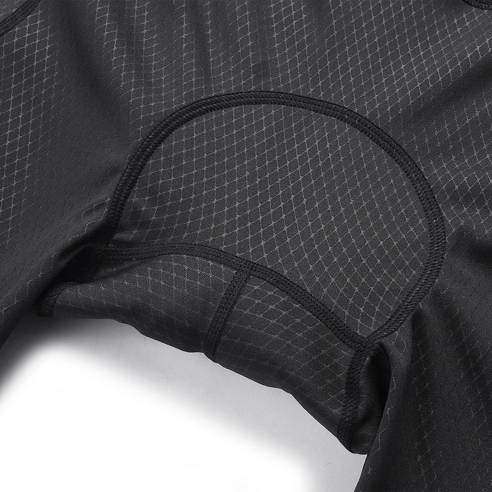 Men’s Cycling Tights – Stretch Fit, Silicone Cushion, Reflective & Anti-Slip for Road Riding