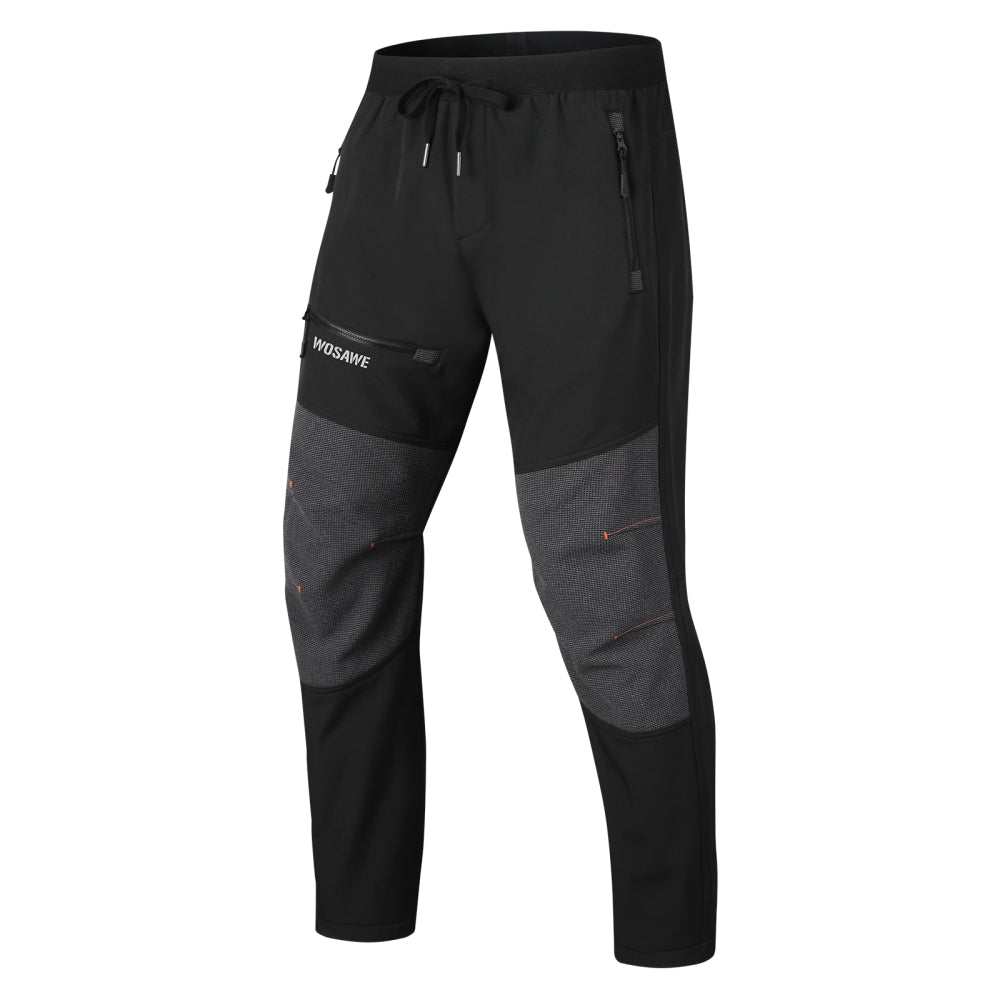 Men's Cycling Trousers Fleece Lined Windproof Bike Pants