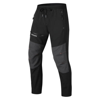 Men's Cycling Trousers Fleece Lined Windproof Bike Pants