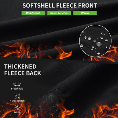 Men’s Cycling Vest – Fleece Lined, Windproof & Waterproof Winter Sleeveless Jacket