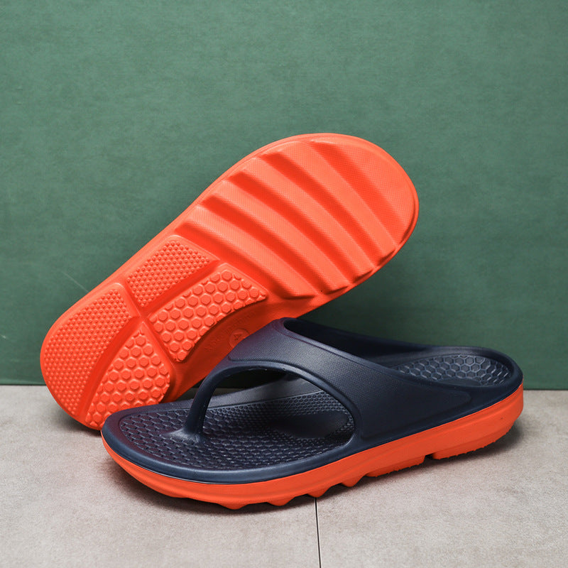 Men’s Orthopedic Flip Flops – Thick Sole Walking Support Sandals