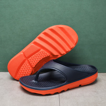 Men’s Orthopedic Flip Flops – Thick Sole Walking Support Sandals