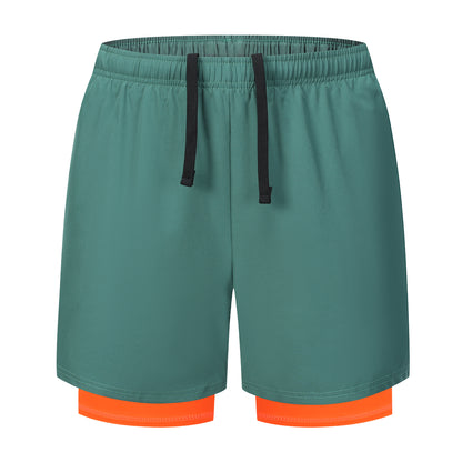 Men’s Gym Shorts Compression Liner Phone Pocket