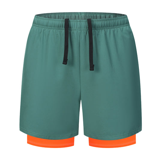 Men’s Gym Shorts Compression Liner Phone Pocket