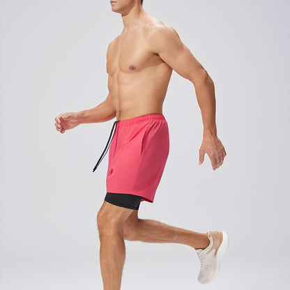 Men’s Gym Shorts Compression Liner Phone Pocket