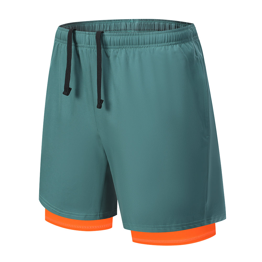 Men’s Gym Shorts Compression Liner Phone Pocket