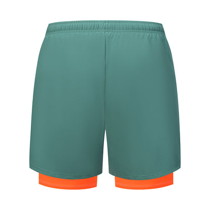 Men’s Gym Shorts Compression Liner Phone Pocket