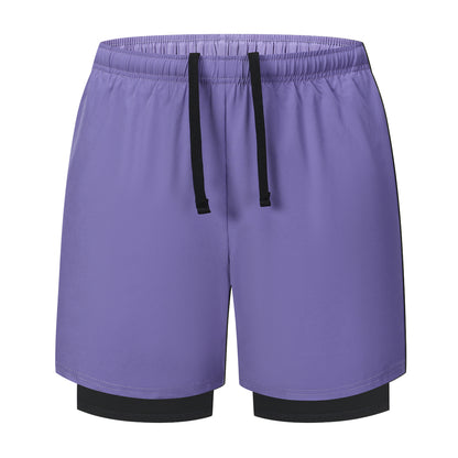 Men’s Gym Shorts Compression Liner Phone Pocket