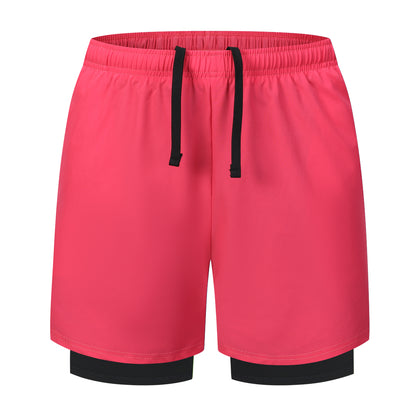 Men’s Gym Shorts Compression Liner Phone Pocket