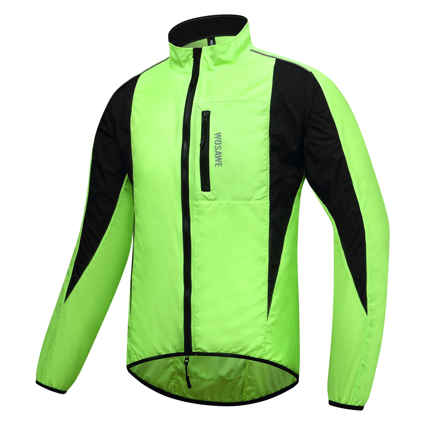 Lightweight Cycling Jacket – Windproof & Water-Repellent Reflective Windbreaker