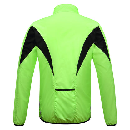 Lightweight Cycling Jacket – Windproof & Water-Repellent Reflective Windbreaker