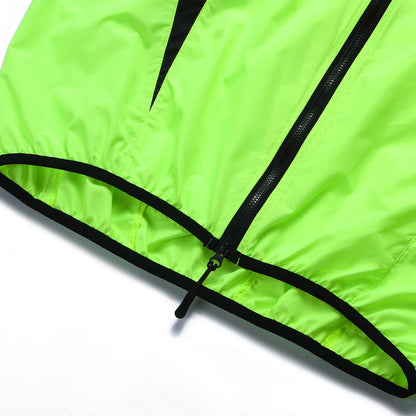 Lightweight Cycling Jacket – Windproof & Water-Repellent Reflective Windbreaker