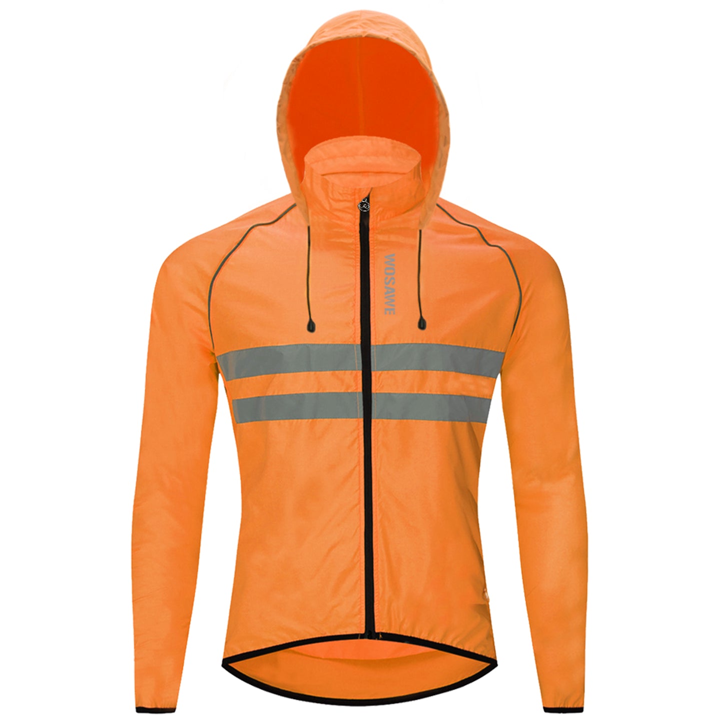 Men’s Lightweight Hooded Cycling Jacket – Breathable & Windproof