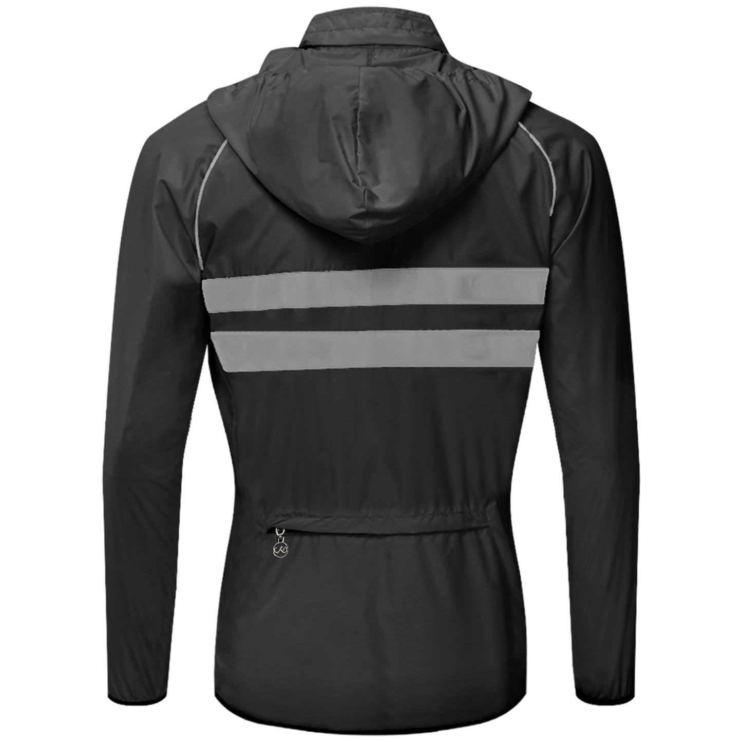 Men’s Lightweight Hooded Cycling Jacket – Breathable & Windproof
