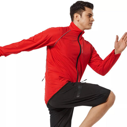 Men's Lightweight Windproof Cycling Jacket – Reflective Ultra-Light Bike Windbreaker