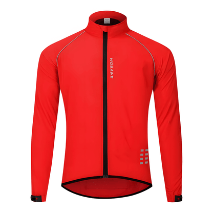 Men's Lightweight Windproof Cycling Jacket – Reflective Ultra-Light Bike Windbreaker