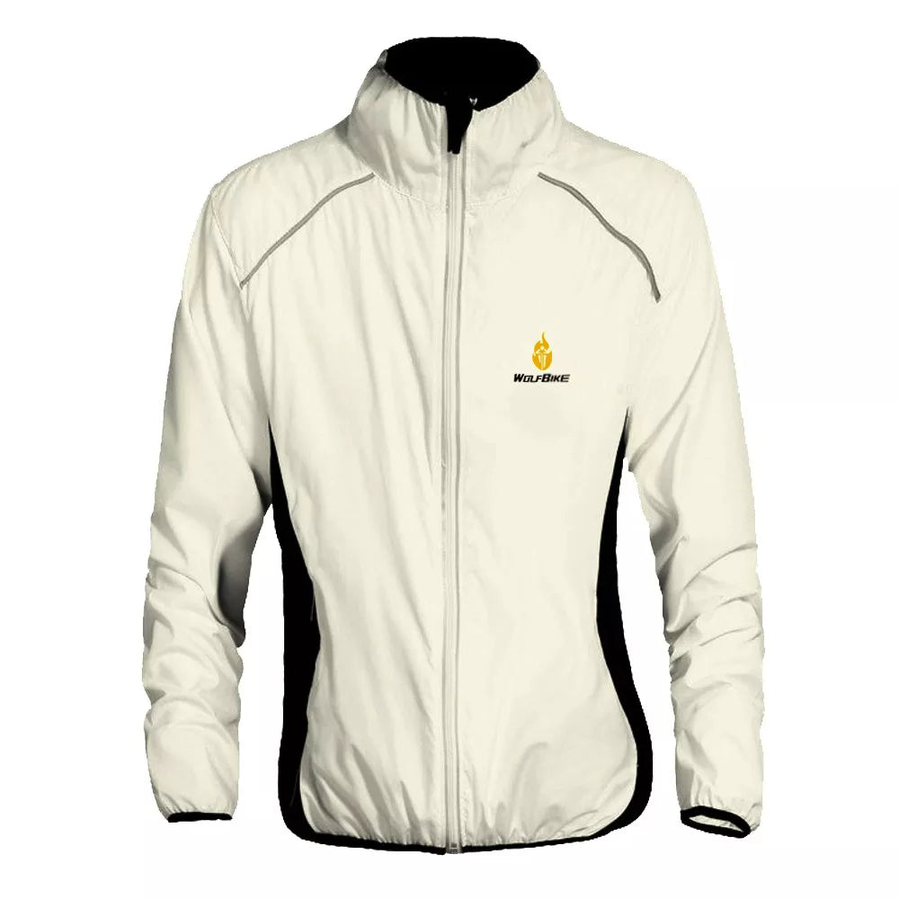 Men’s Long Sleeve Cycling Jacket – Waterproof, Windproof & Reflective MTB Bike Coat