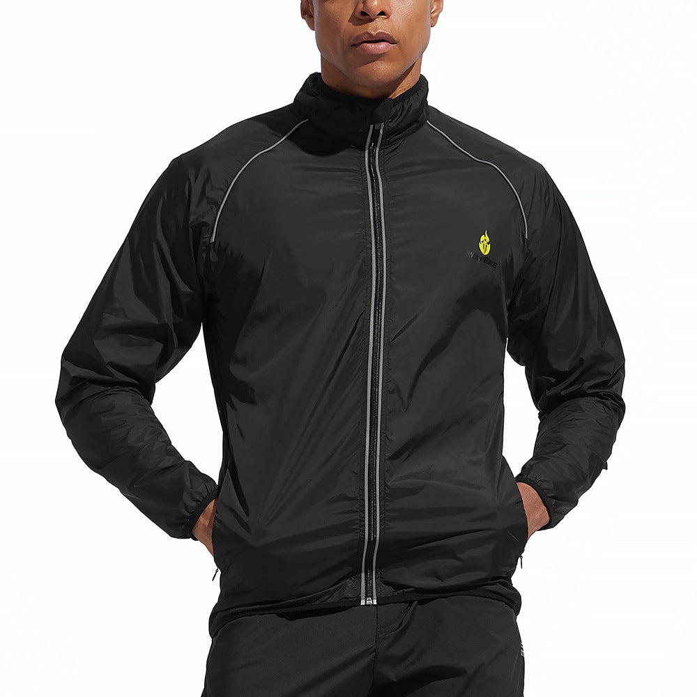 Men’s Long Sleeve Cycling Jacket – Waterproof, Windproof & Reflective MTB Bike Coat