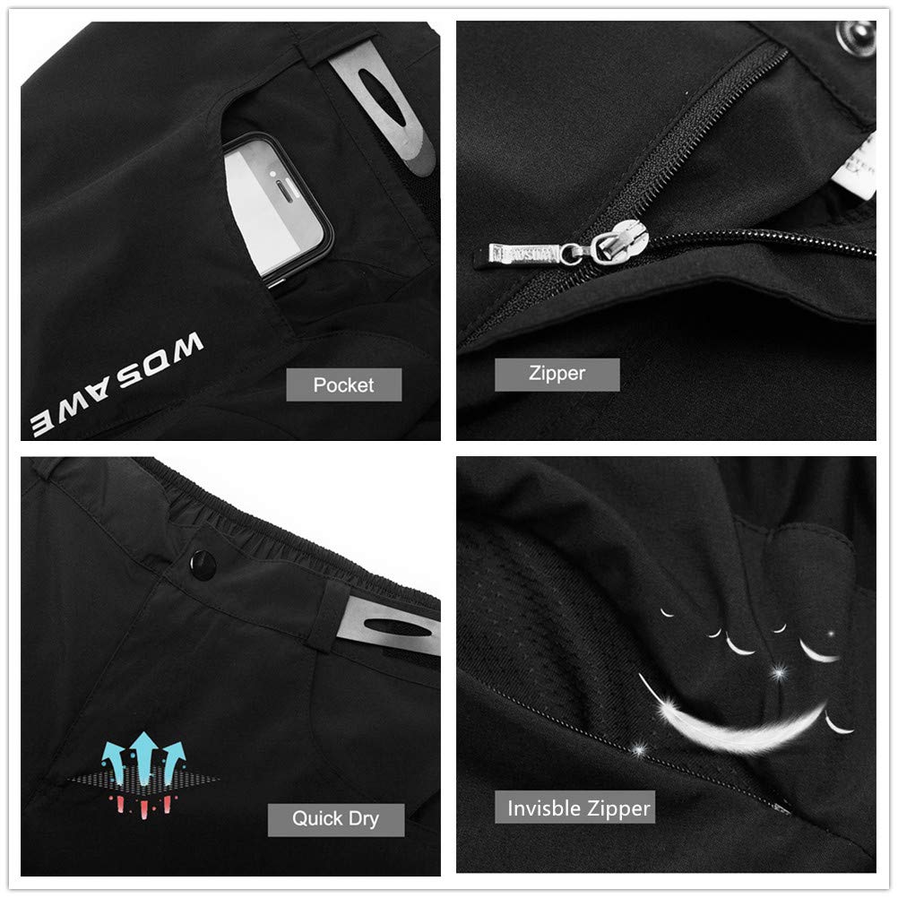 Men’s MTB Cycling Shorts – Quick-Dry, Baggy Fit