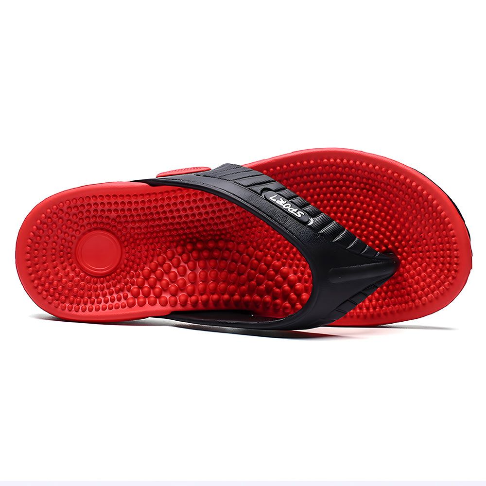 Men’s Massage Flip Flops – Orthopedic Arch Support Summer Beach