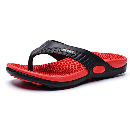 Men’s Massage Flip Flops – Orthopedic Arch Support Summer Beach