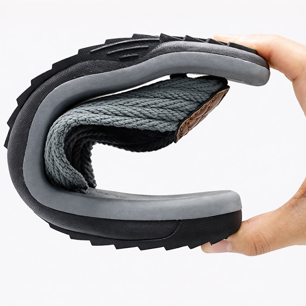 Men’s Arch Support Flip Flops – Comfortable Non-Slip Beach Sandals