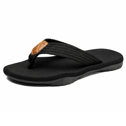Men’s Arch Support Flip Flops – Comfortable Non-Slip Beach Sandals