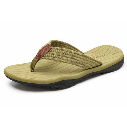 Men’s Arch Support Flip Flops – Comfortable Non-Slip Beach Sandals