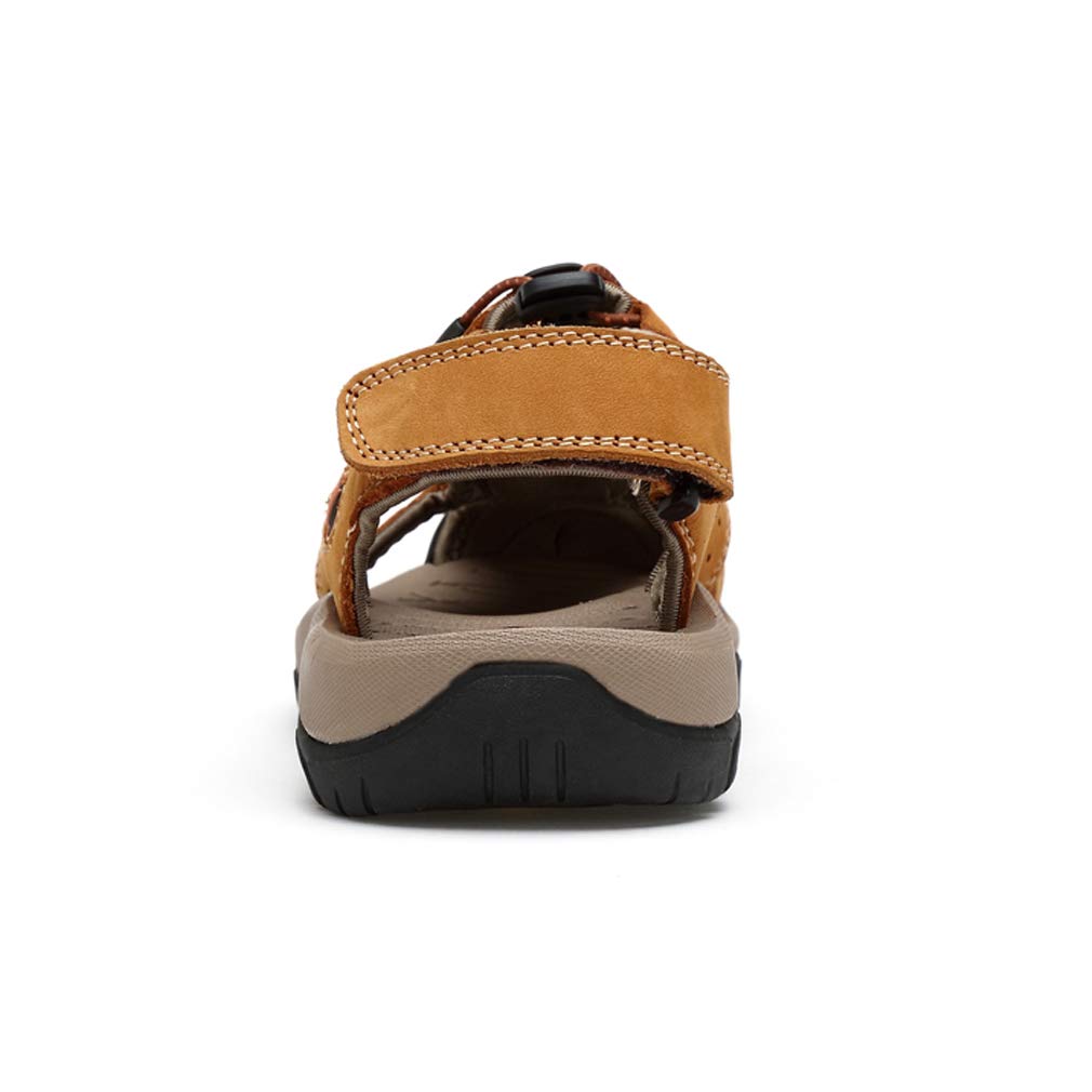 Men’s Outdoor Closed-Toe Hiking Sandals with Arch Support & Toe Protection